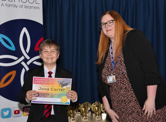 Award for Excellence KS3 English