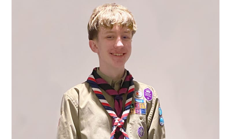 Thomas raises £4,000 to attend World Scout Jamboree in South Korea