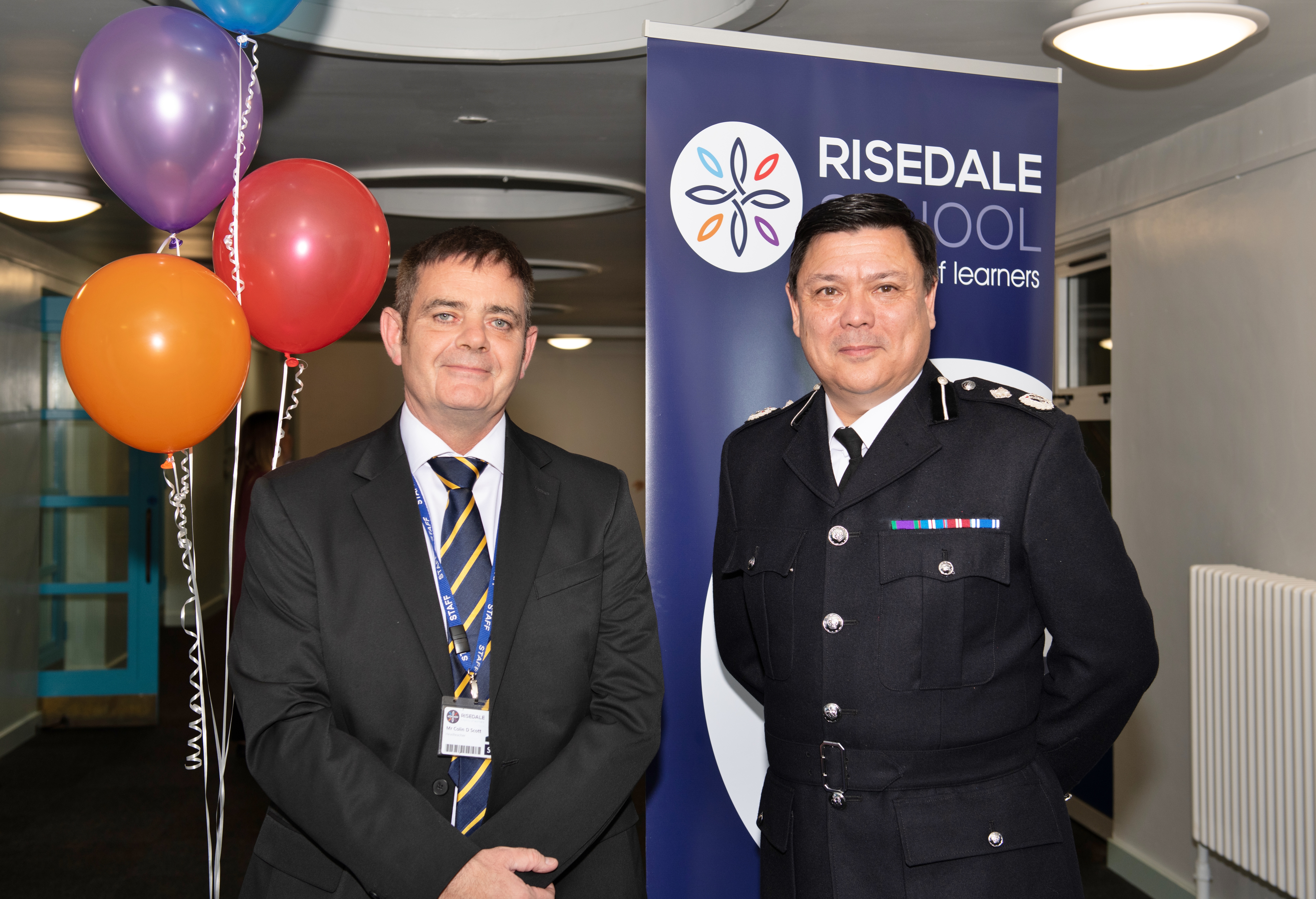Guests: Colin D Scott, Headteacher and Phillip Cain, Deputy Chief Constable of North Yorkshire Police