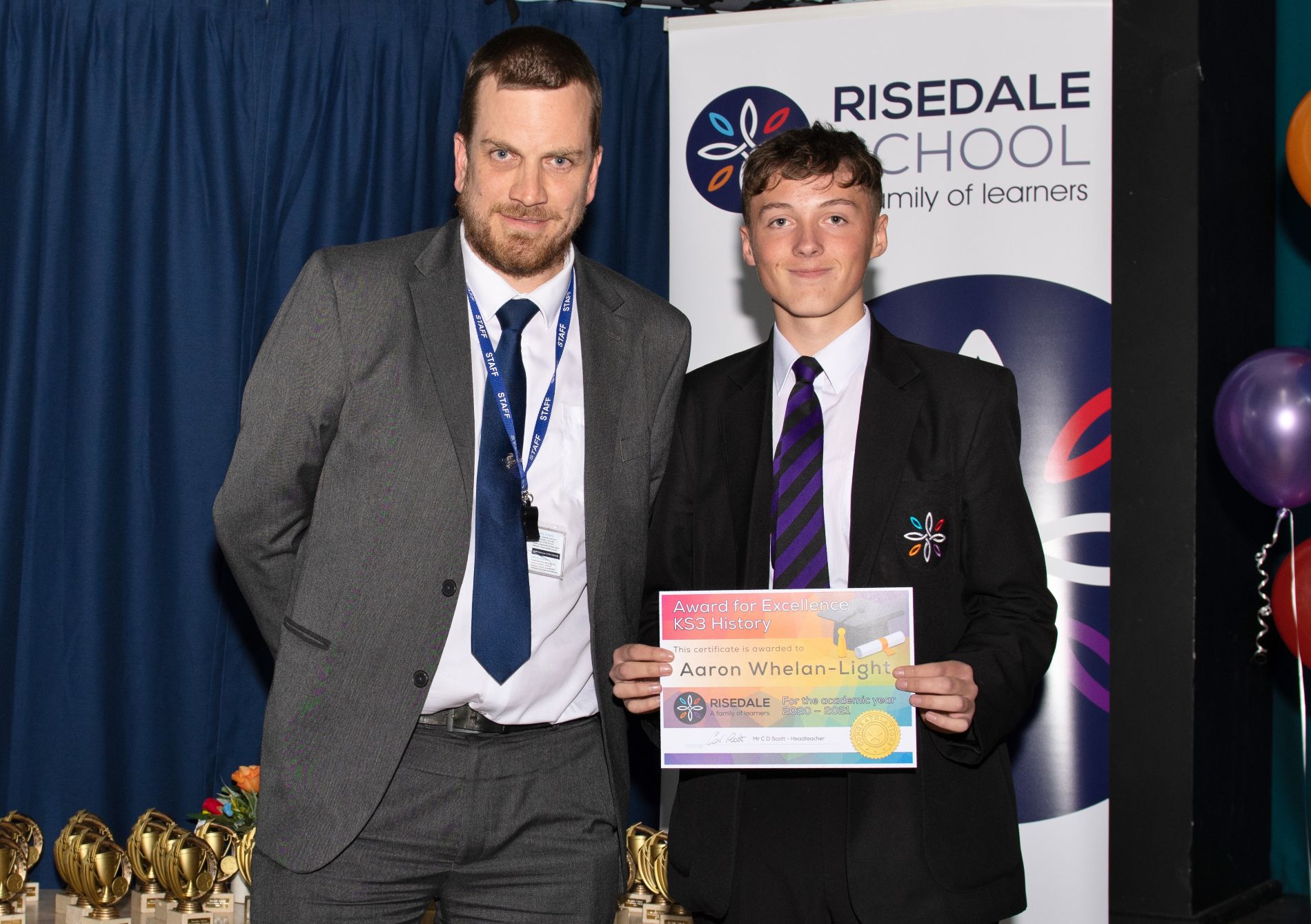 Award for Excellence KS3 History