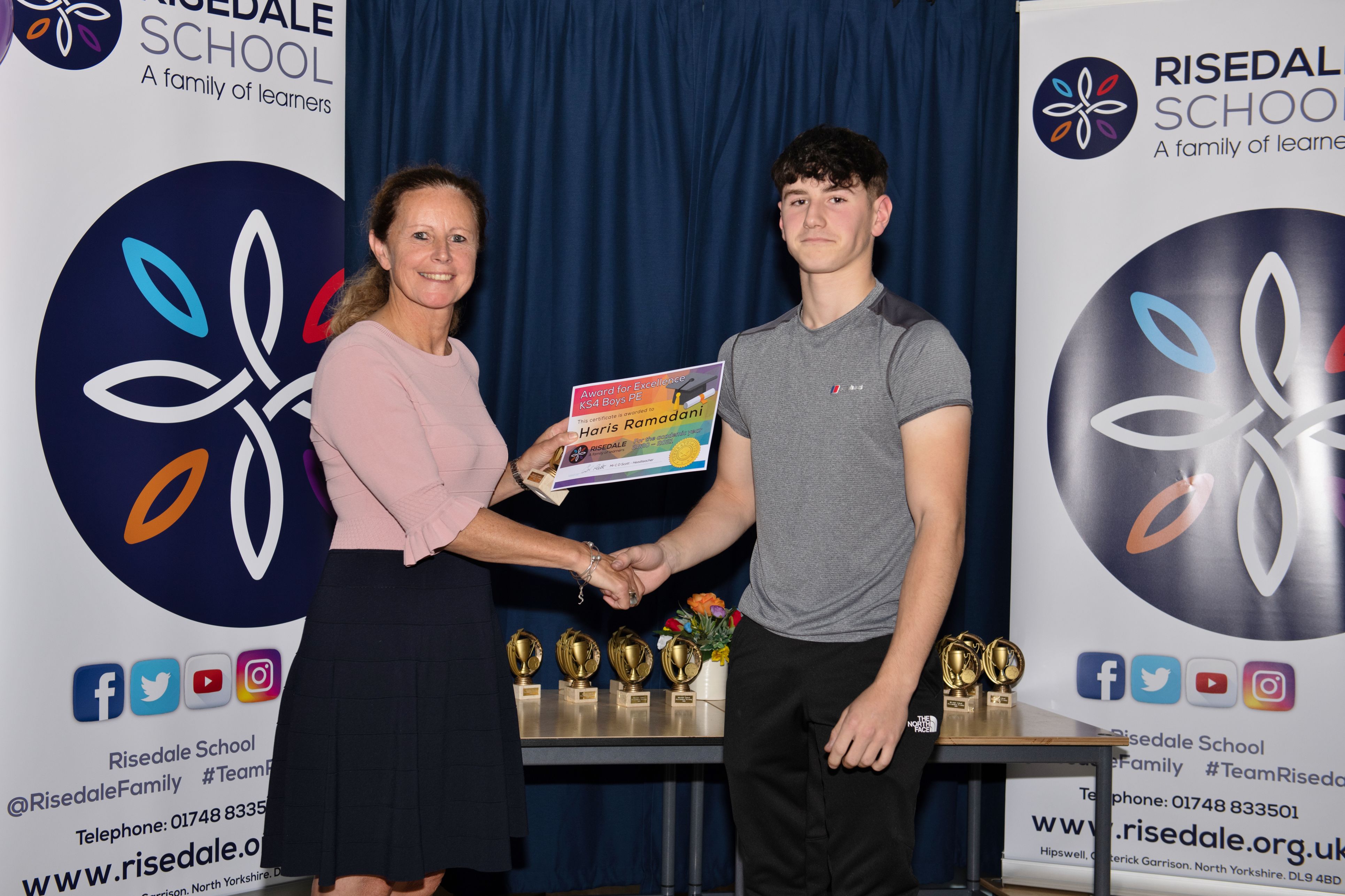 Award for Excellence KS4 Boys PE