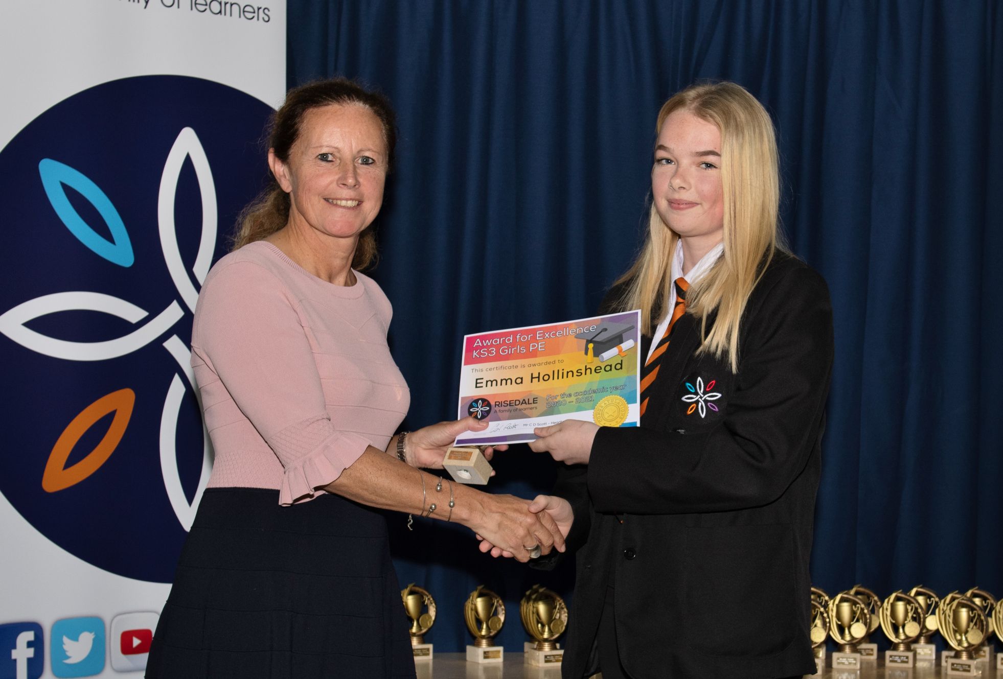 Award for Excellence KS3 Girls PE