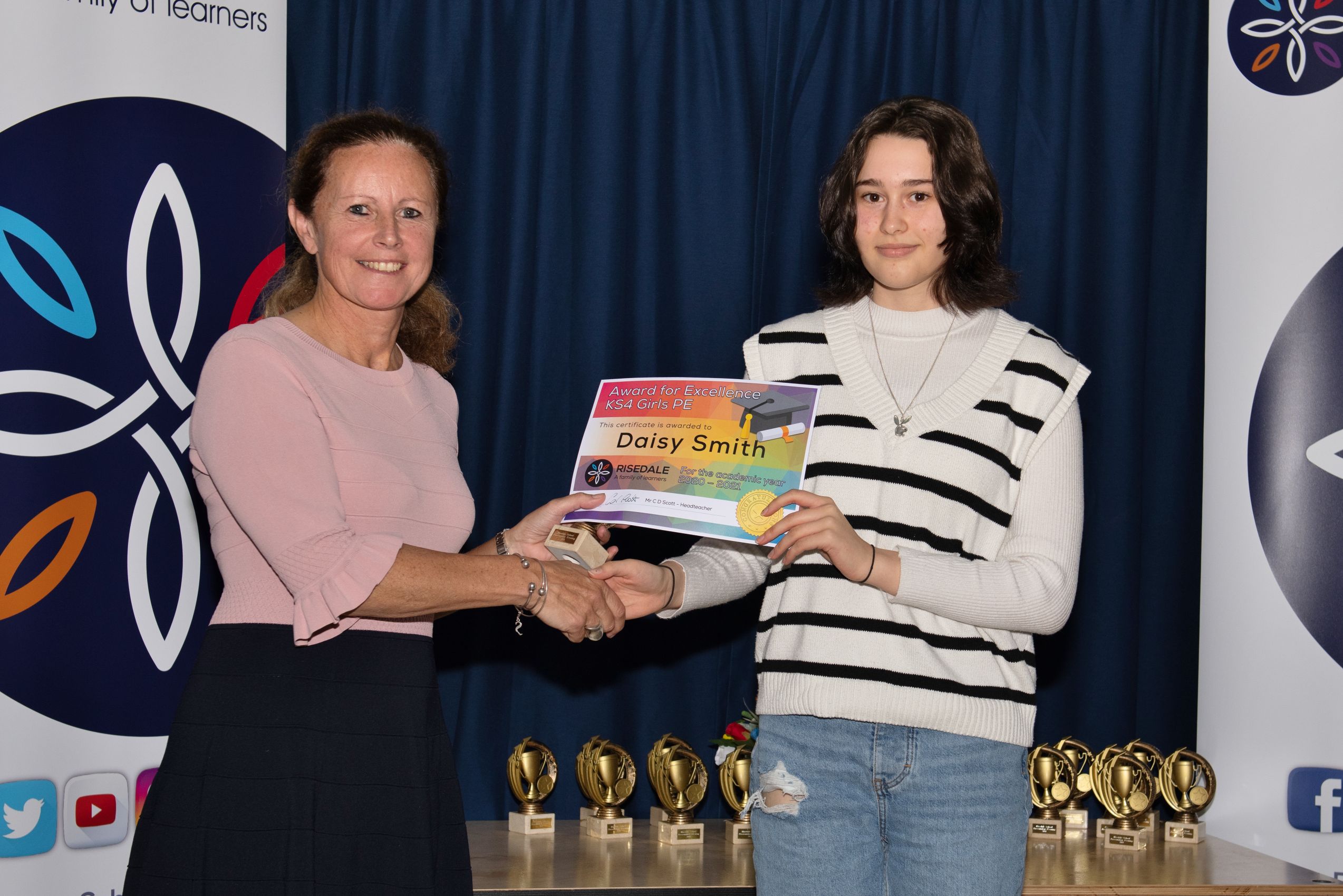 Award for Excellence KS4 Girls PE
