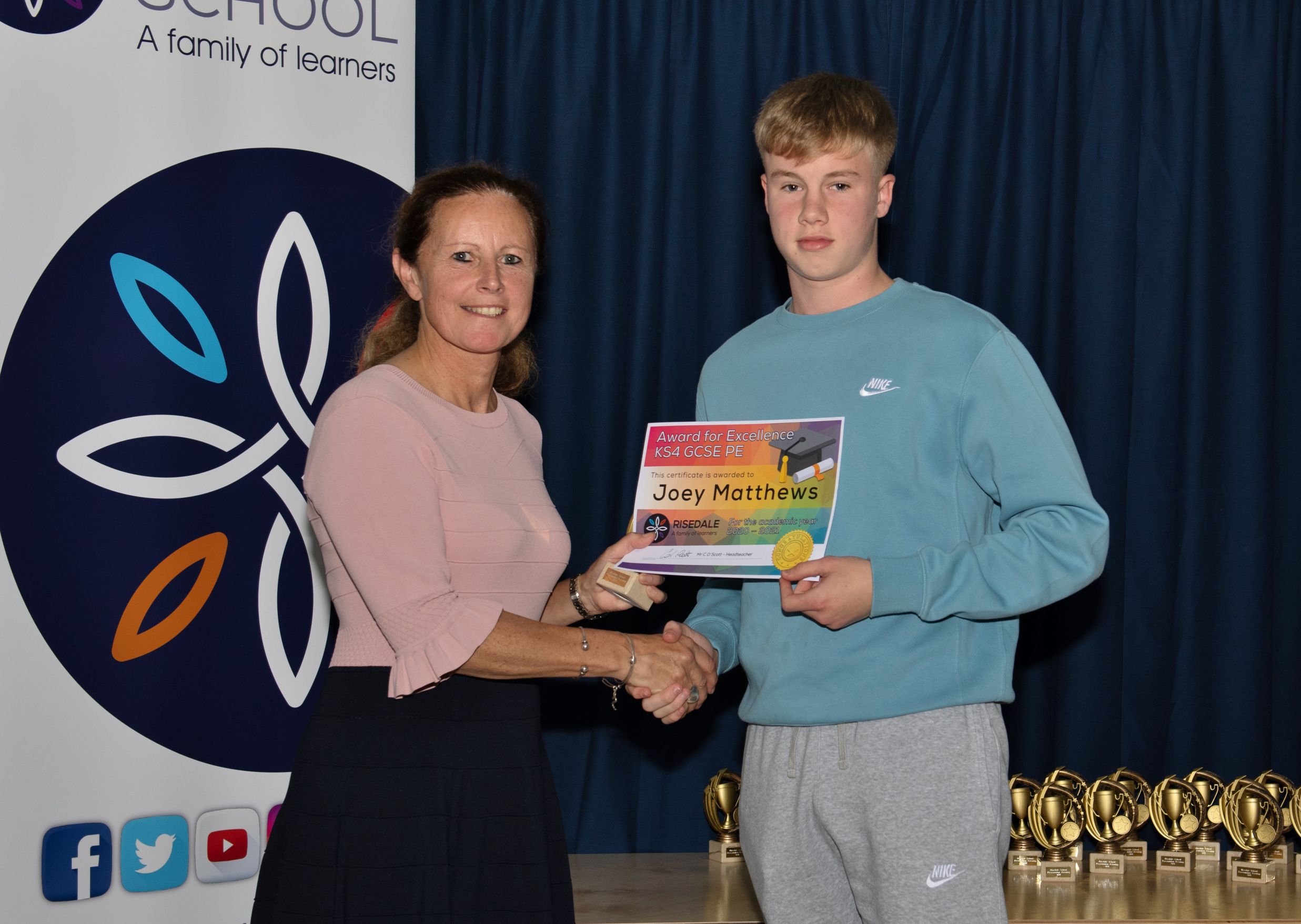 Award for Excellence KS4 GCSE PE