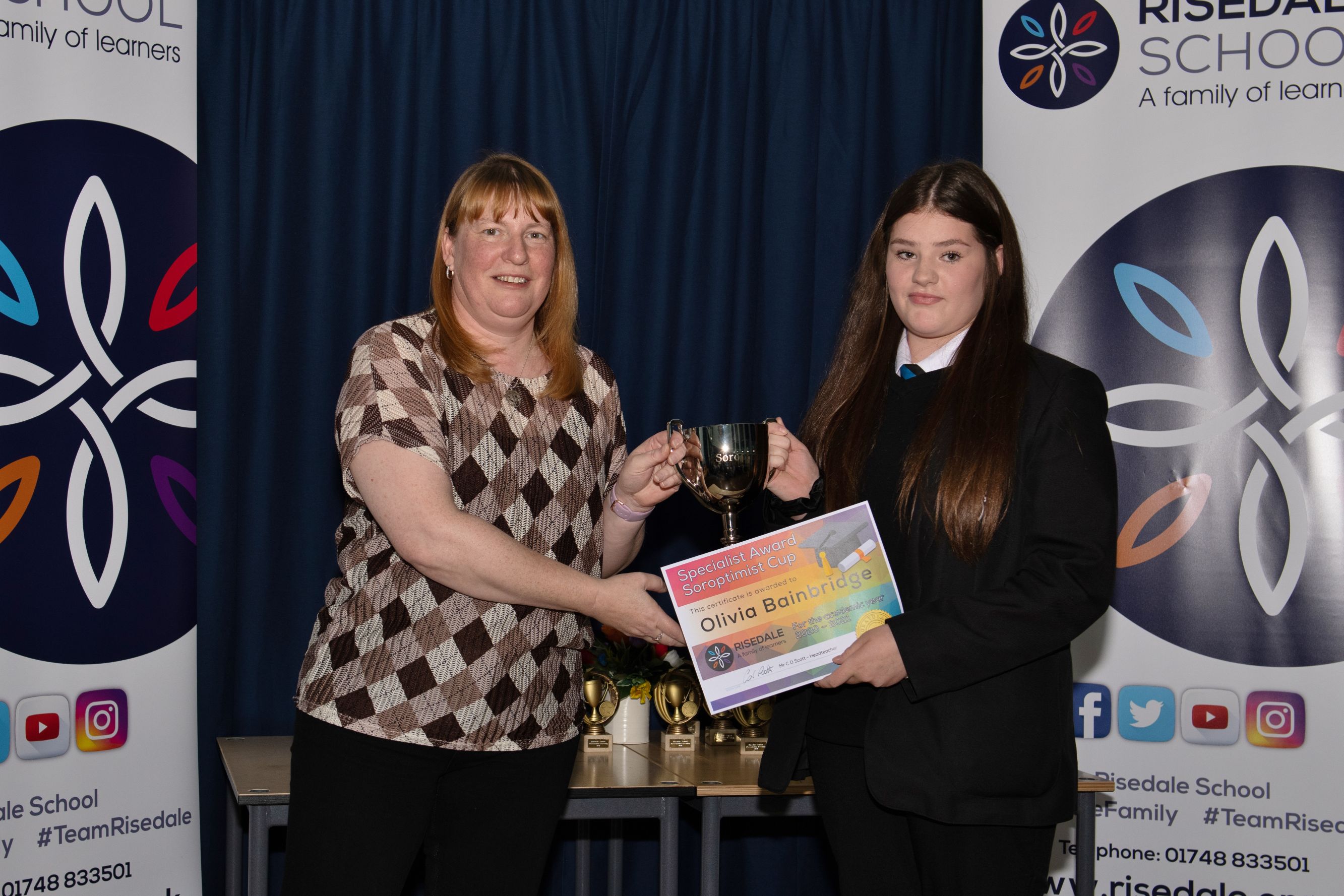 Specialist Award: Soroptimist Cup