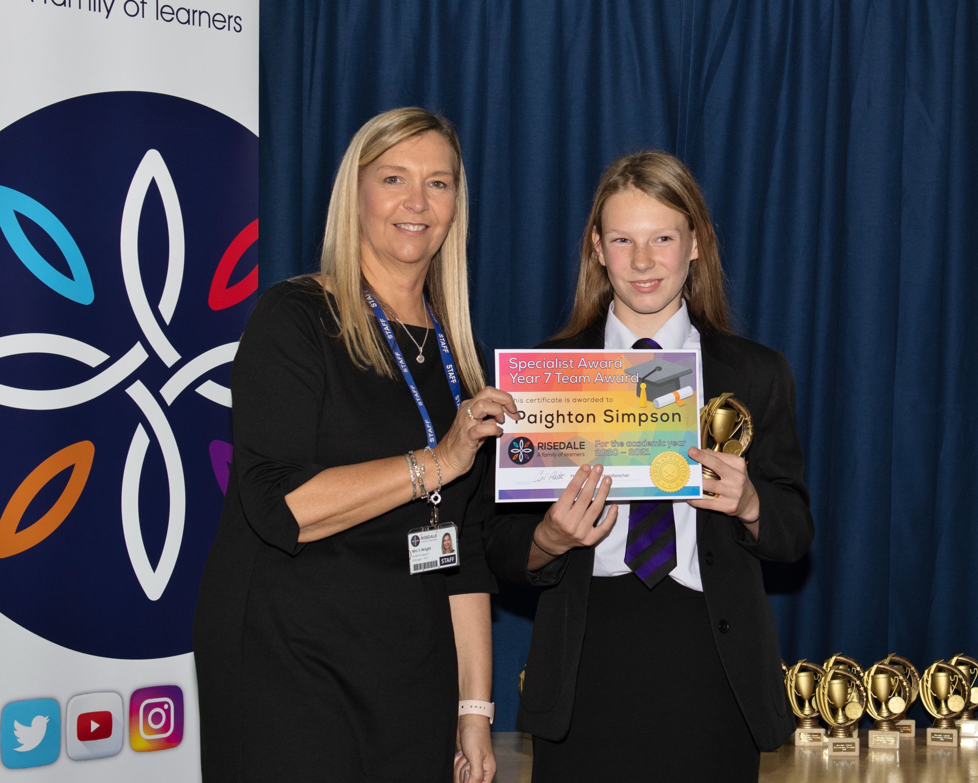 Specialist Award: Year 7 Team Award