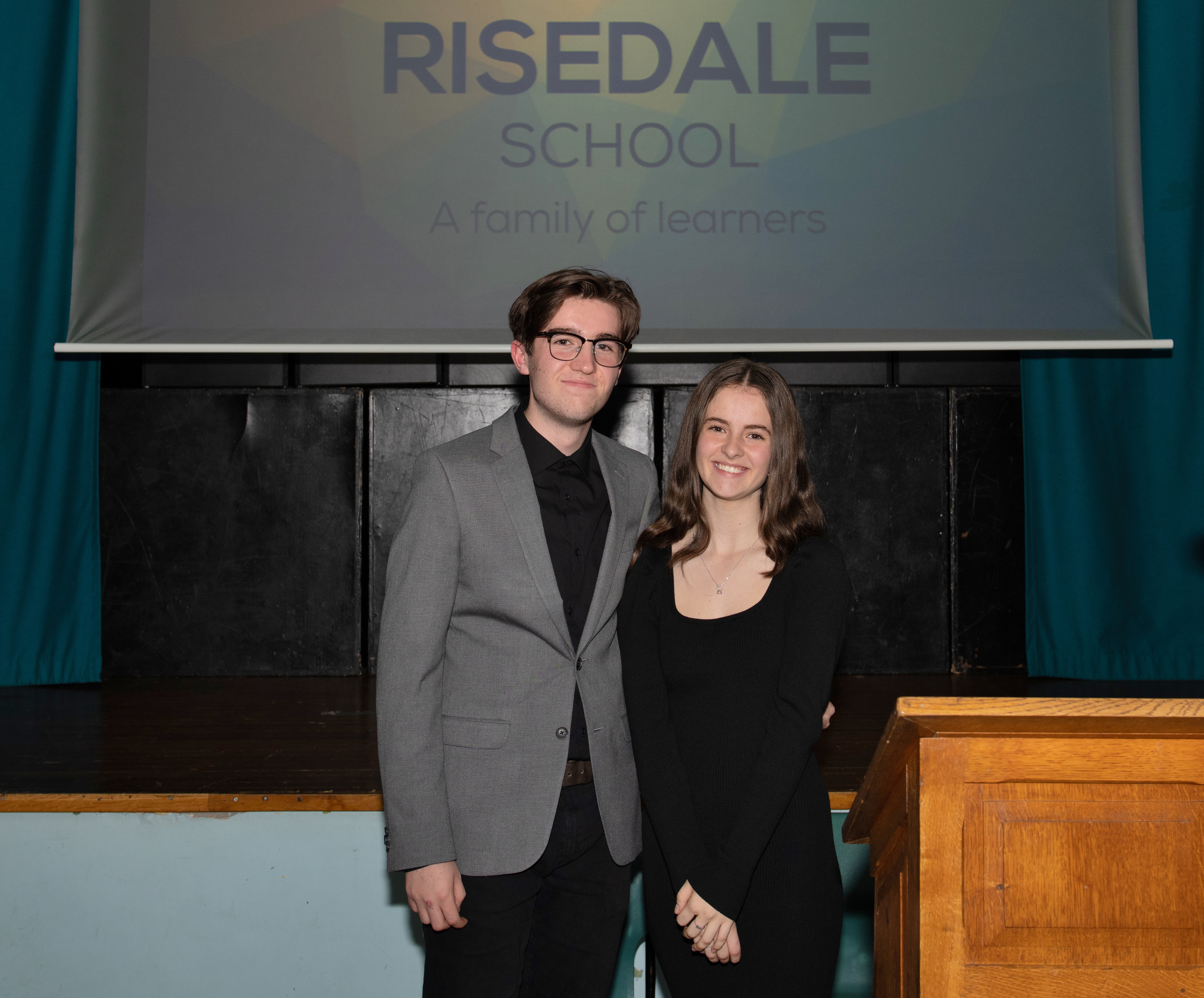 Hosts Matilda Melody and Kingsley Green