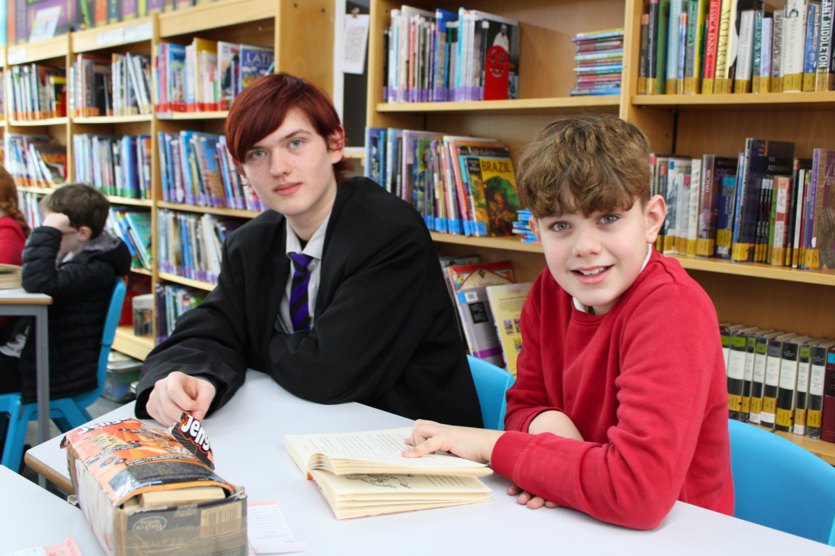 Peer Reading with Hipswell Primary at Risedale School