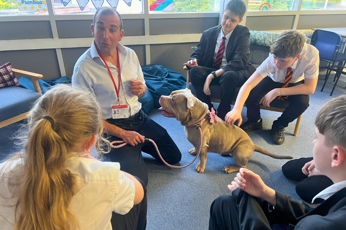 Pumbaa the Therapy Dog Brings Smiles to Risedale 🐶 