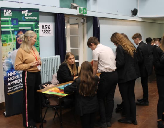 Year 8 pupils learning about the ASK Programme.