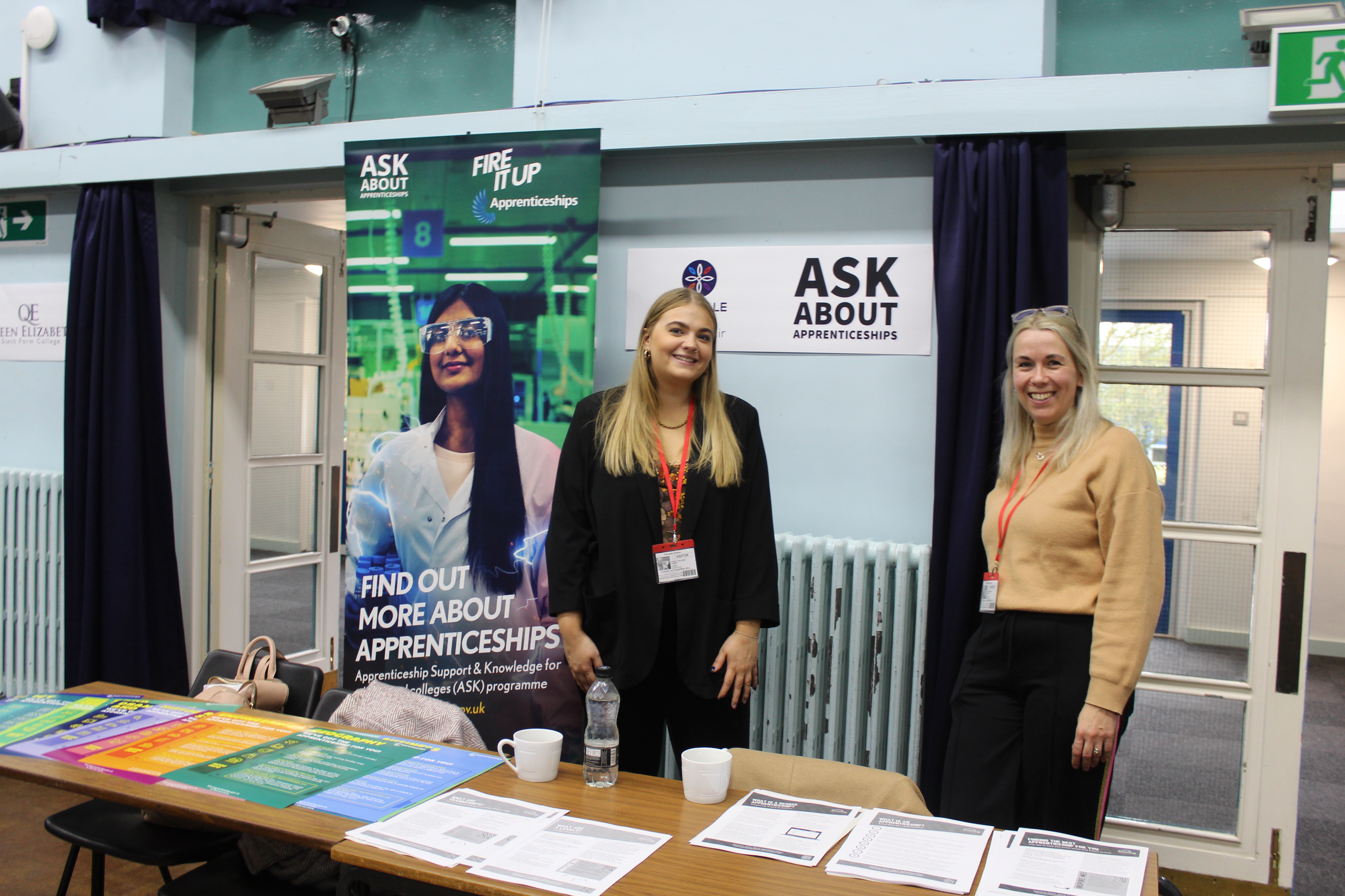 L-R: Poppy Halliday and Cheryl Owen from NYBEP.