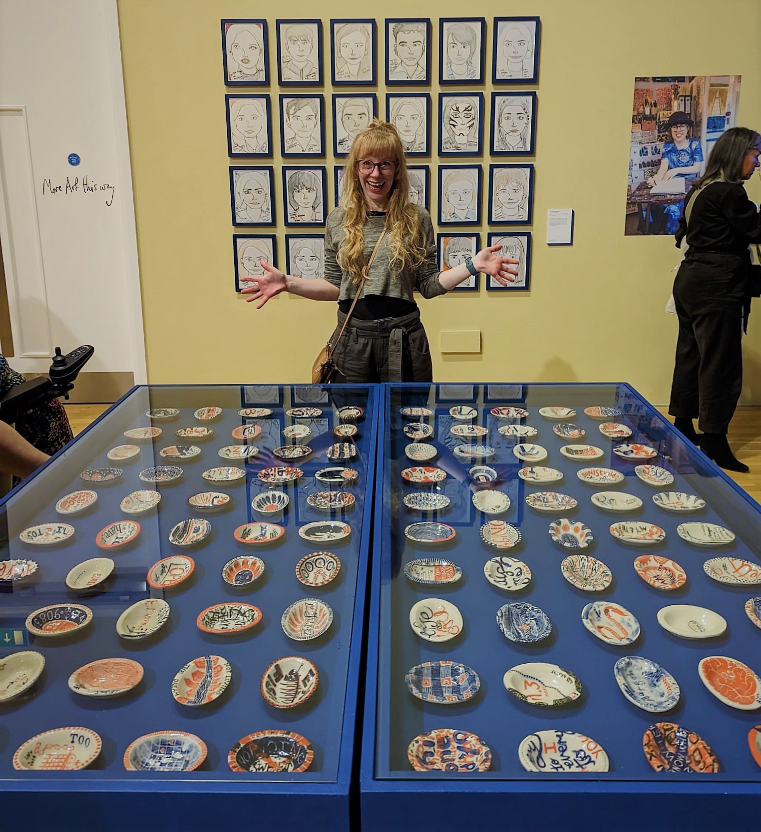 Ms Westwood at Grayson's Art Club: The Exhibition.