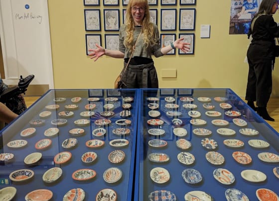 Ceramic artworks created by Head of Art, Ms Westwood, feature in major national exhibition curated by contemporary artist, writer and broadcaster Grayson Perry.