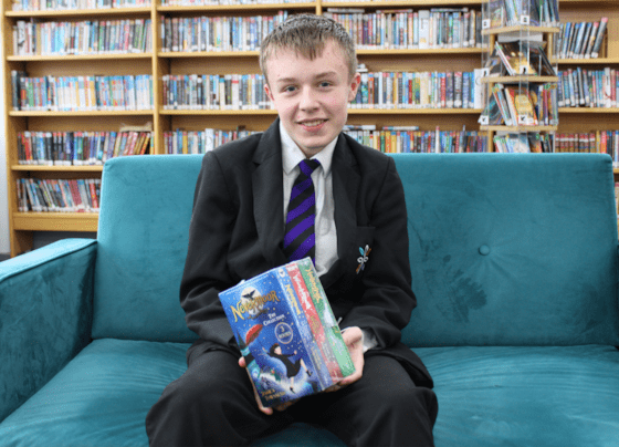 Library Hero: Pupil steps up to keep the shelves stocked and teachers in check!