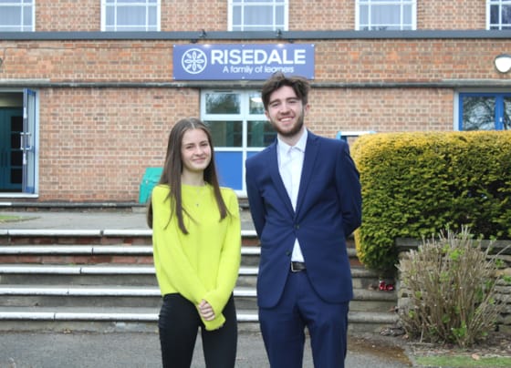 Work experience at Risedale for alumni Matilda Melody and Kingsley Green
