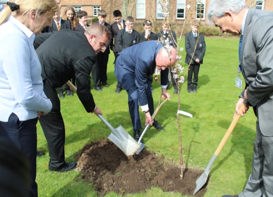 Risedale plants tree for ‘The Queen’s Green Canopy’ jubilee celebrations