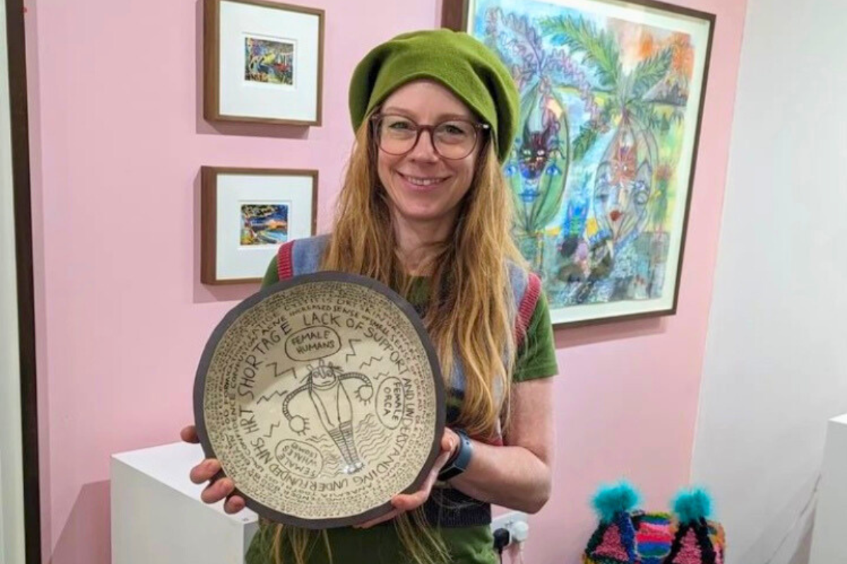 Ms Westwood's Art Exhibition in London