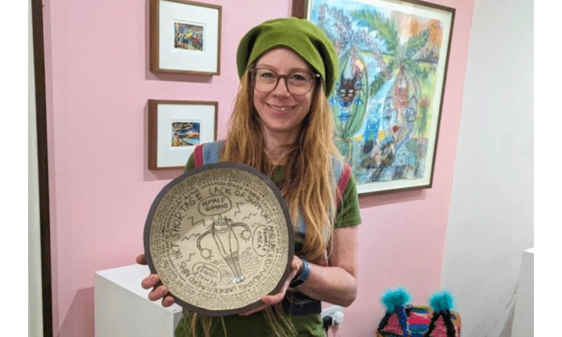 Ms Westwood's Art Exhibition in London