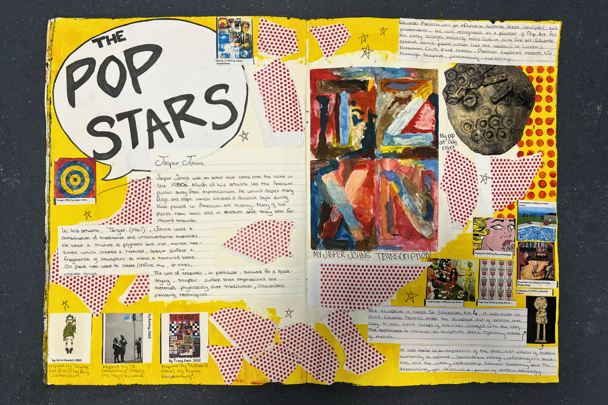 Pop Art Perfection: Year 9 Pupils Reach New Heights