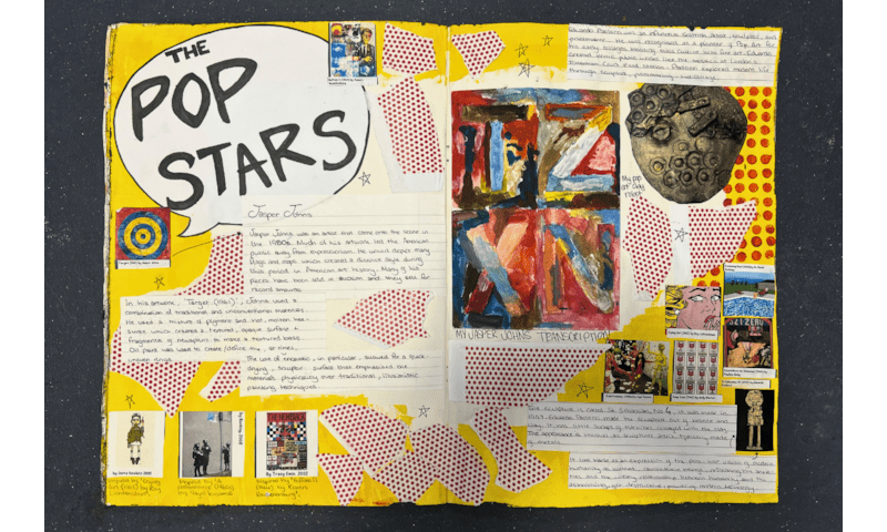 Pop Art Perfection: Year 9 Pupils Reach New Heights