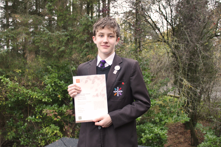 Thomas Gibbons receives prestigious environmental award