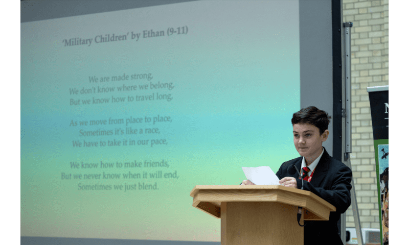 Ethan wins creative military competition