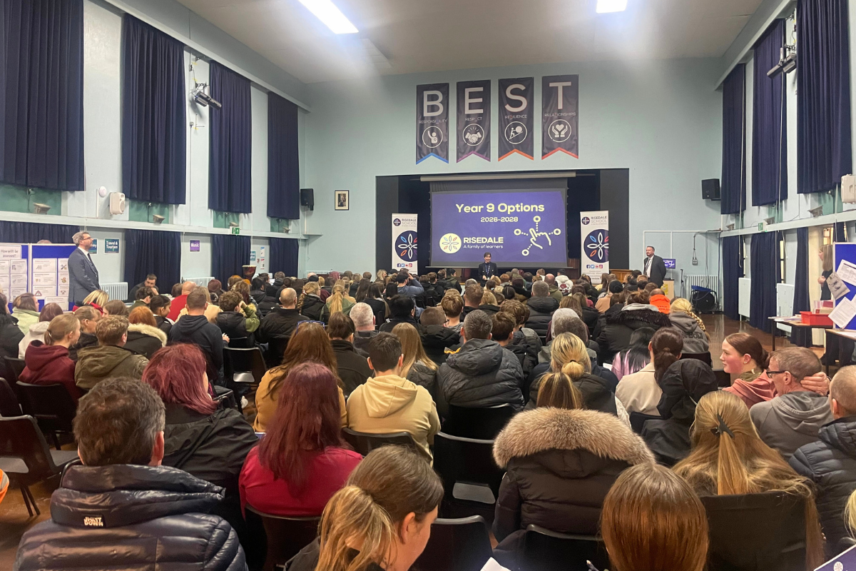 A Packed House for Year 9 Options Evening