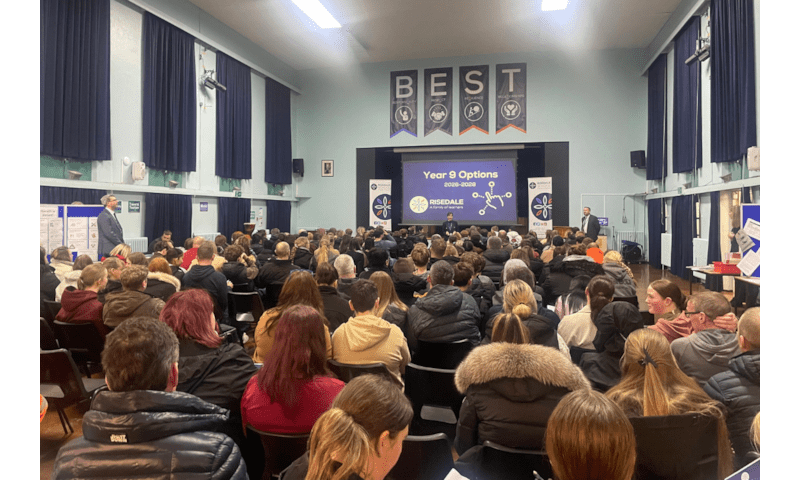 A Packed House for Year 9 Options Evening