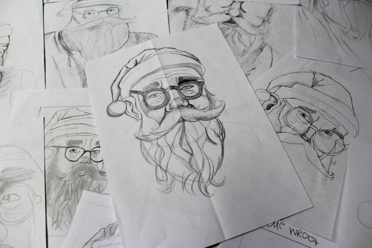 "Tired Santa" Art Competiton