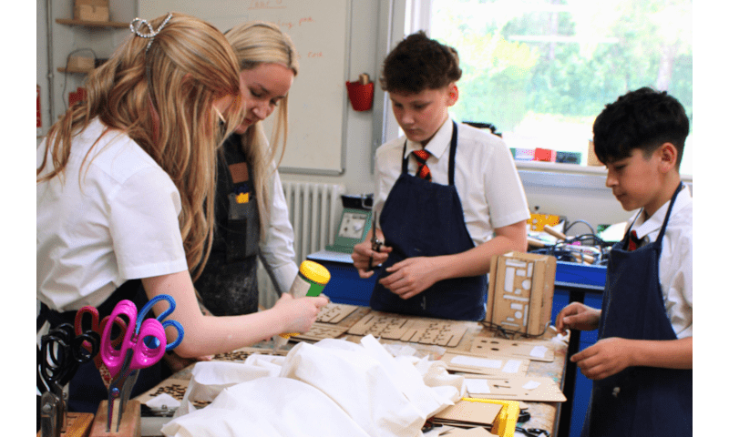 Year 9 Pupils Light Up the D&T Workshop💡