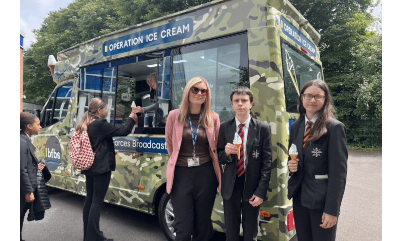 Operation Ice Cream Delivers Sweet Treats to Every Risedale Pupil🍦