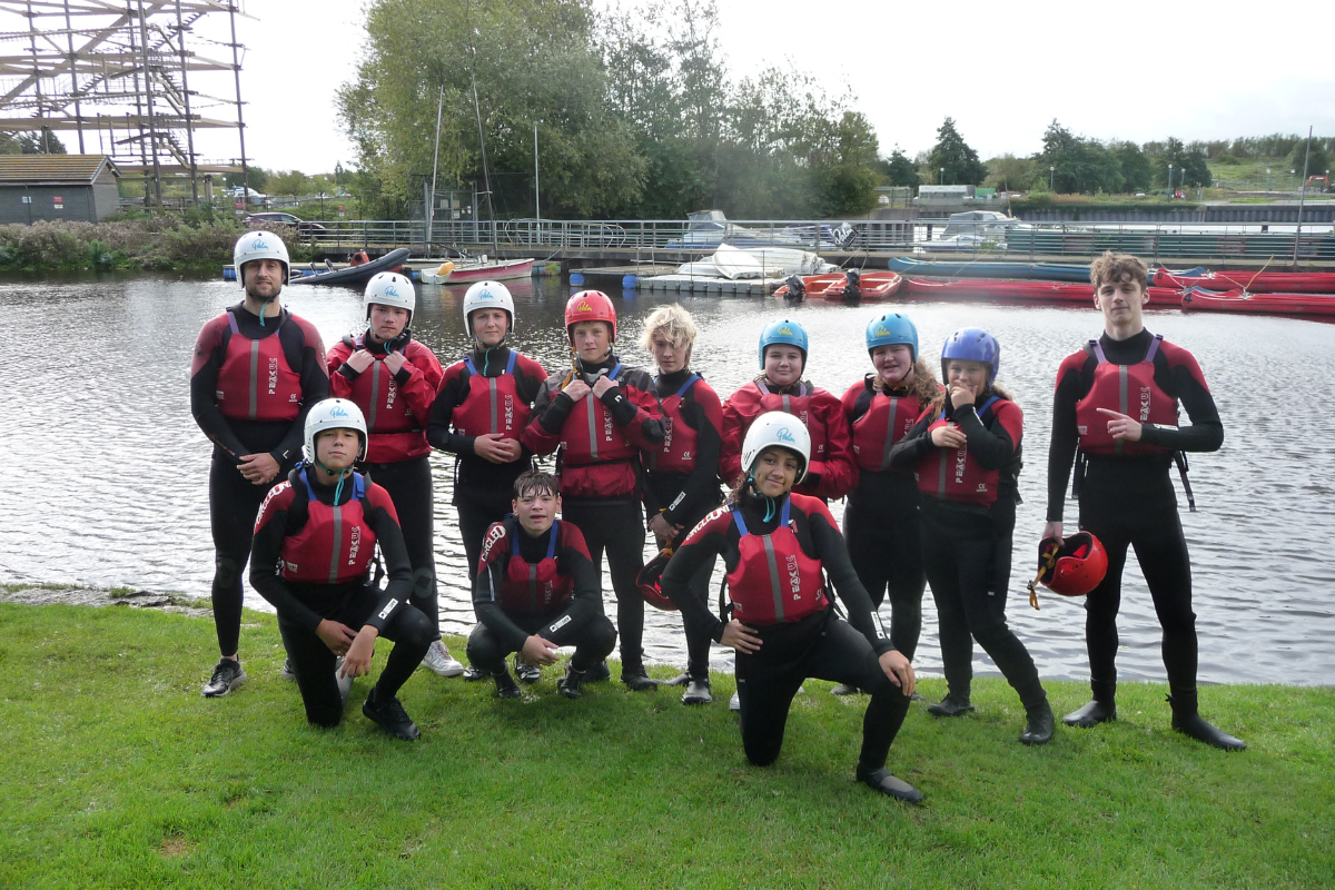 Kayaking at Tees Barrage