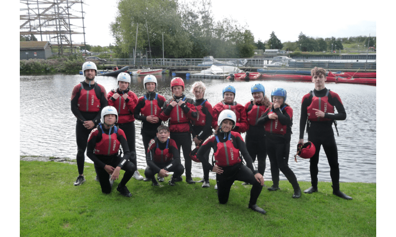 Kayaking at Tees Barrage
