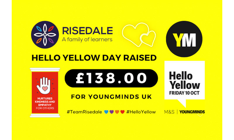 £138 Raised for Hello Yellow Day 💛