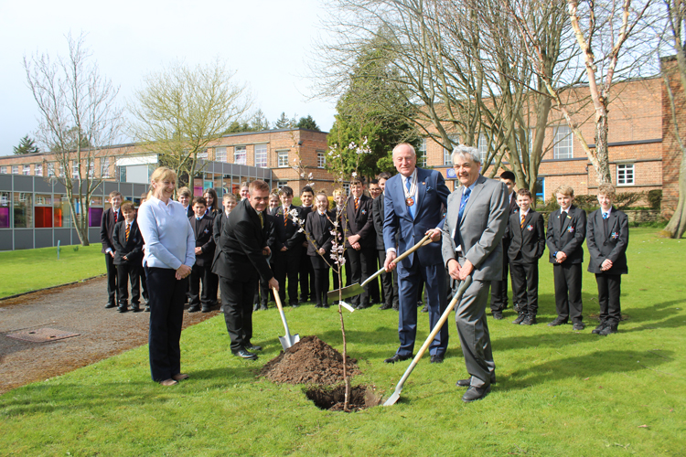 Risedale plants tree for ‘The Queen’s Green Canopy’ jubilee celebrations
