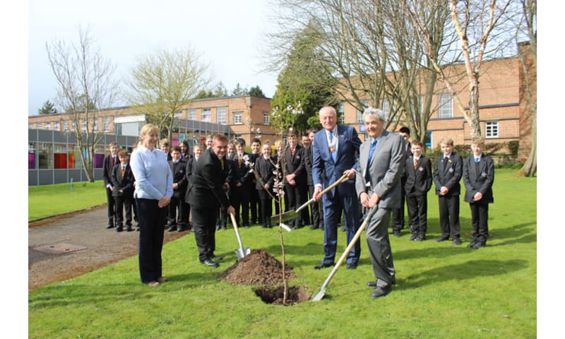 Risedale plants tree for ‘The Queen’s Green Canopy’ jubilee celebrations
