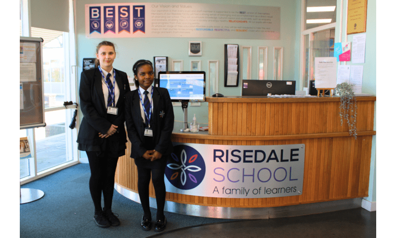 Year 9 Pupil Receptionists: Living our BEST Values!
