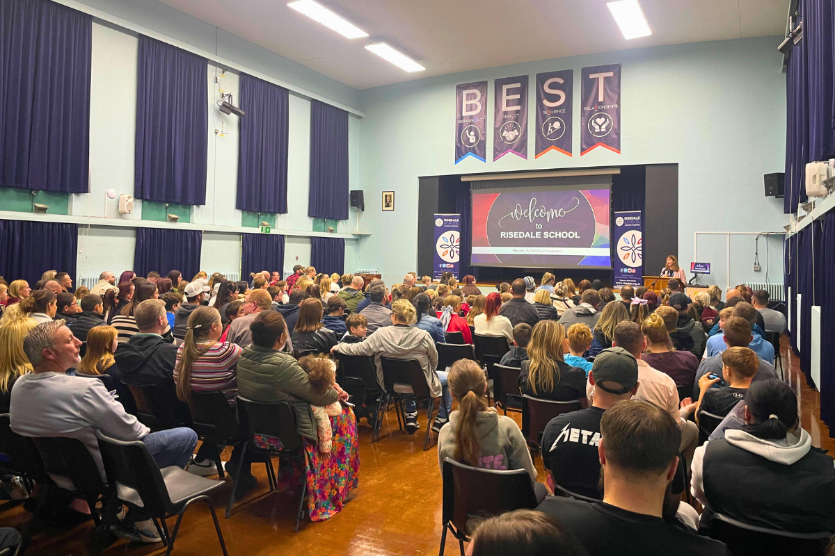 Record Numbers Attend Risedale Open Evening