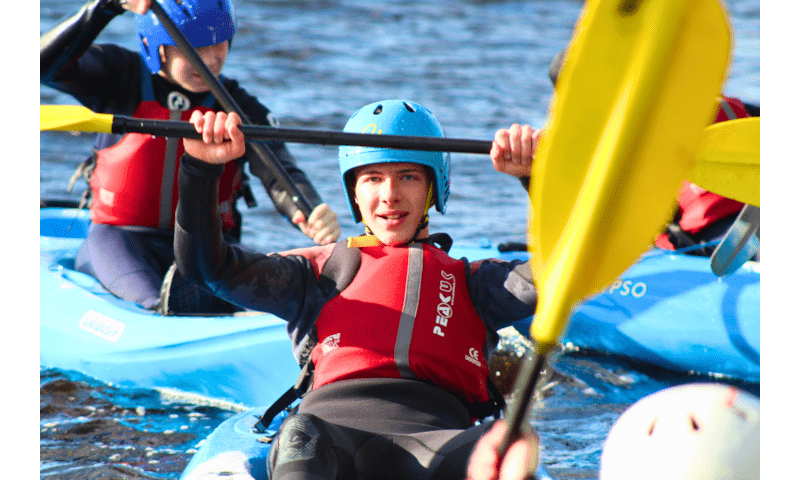 Year 11 Pupils Paddle to Success at Tees Barrage