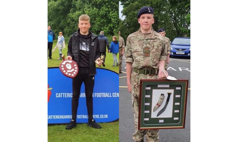 Double celebration for Army cadet Aaron