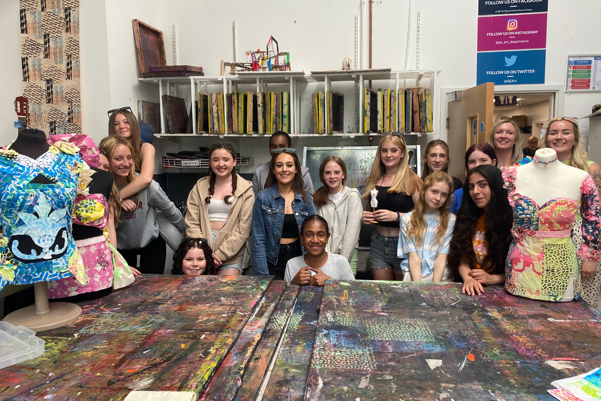 Textiles Trip to Queen Elizabeth Sixth Form College