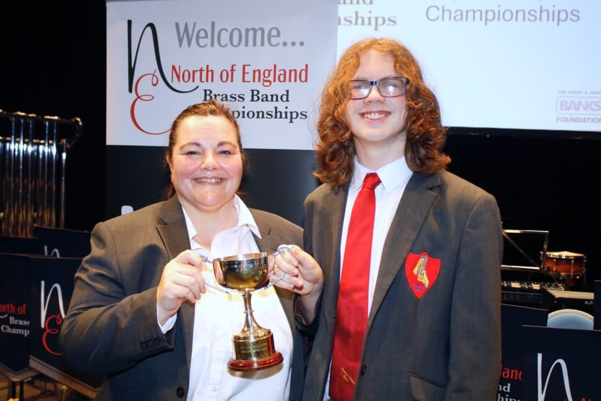 Risedale Musicians Strike Gold at North of England Brass Band Championships