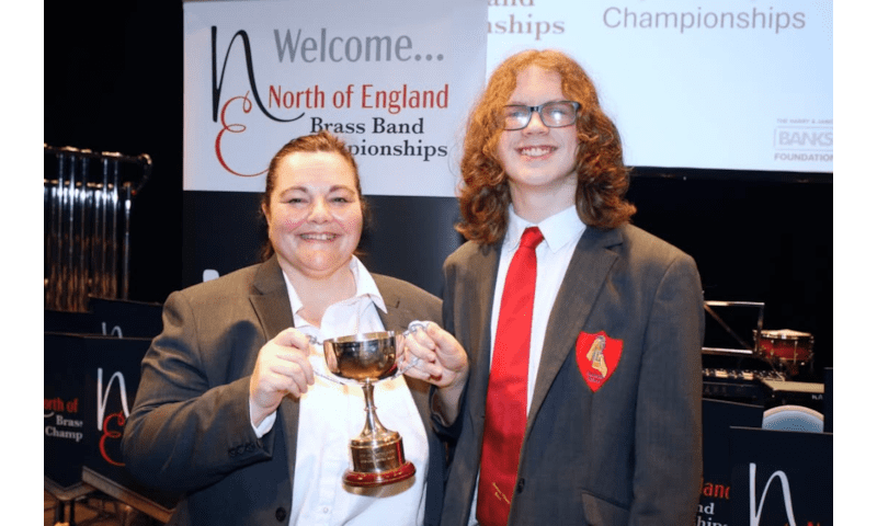 Risedale Musicians Strike Gold at North of England Brass Band Championships